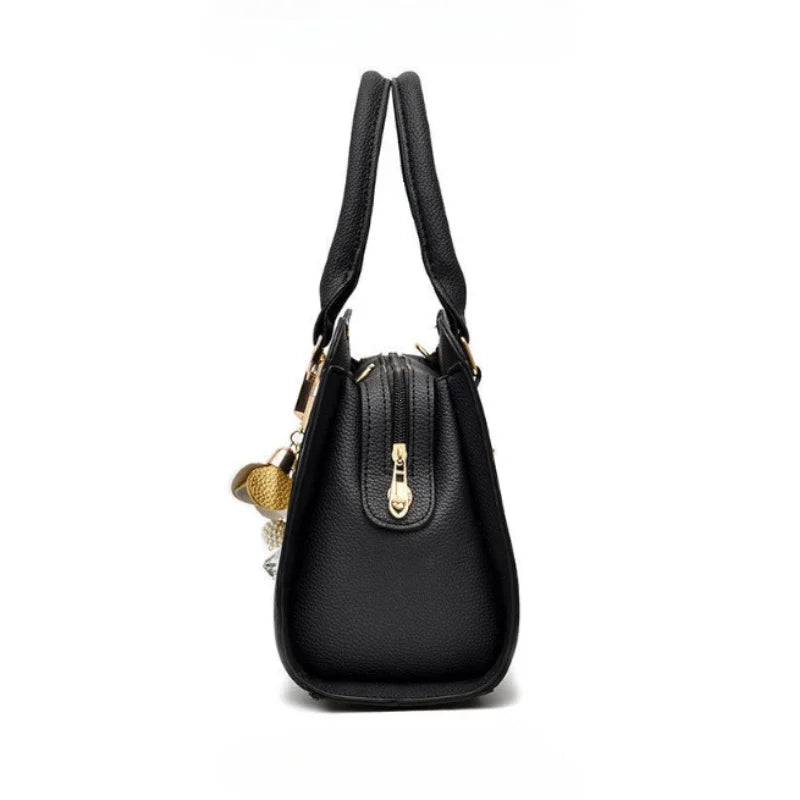 FOXER Handbag for Women Crossbody Bag PU Portable Bucket Bag Ladies Messenger Bags Tote Bags